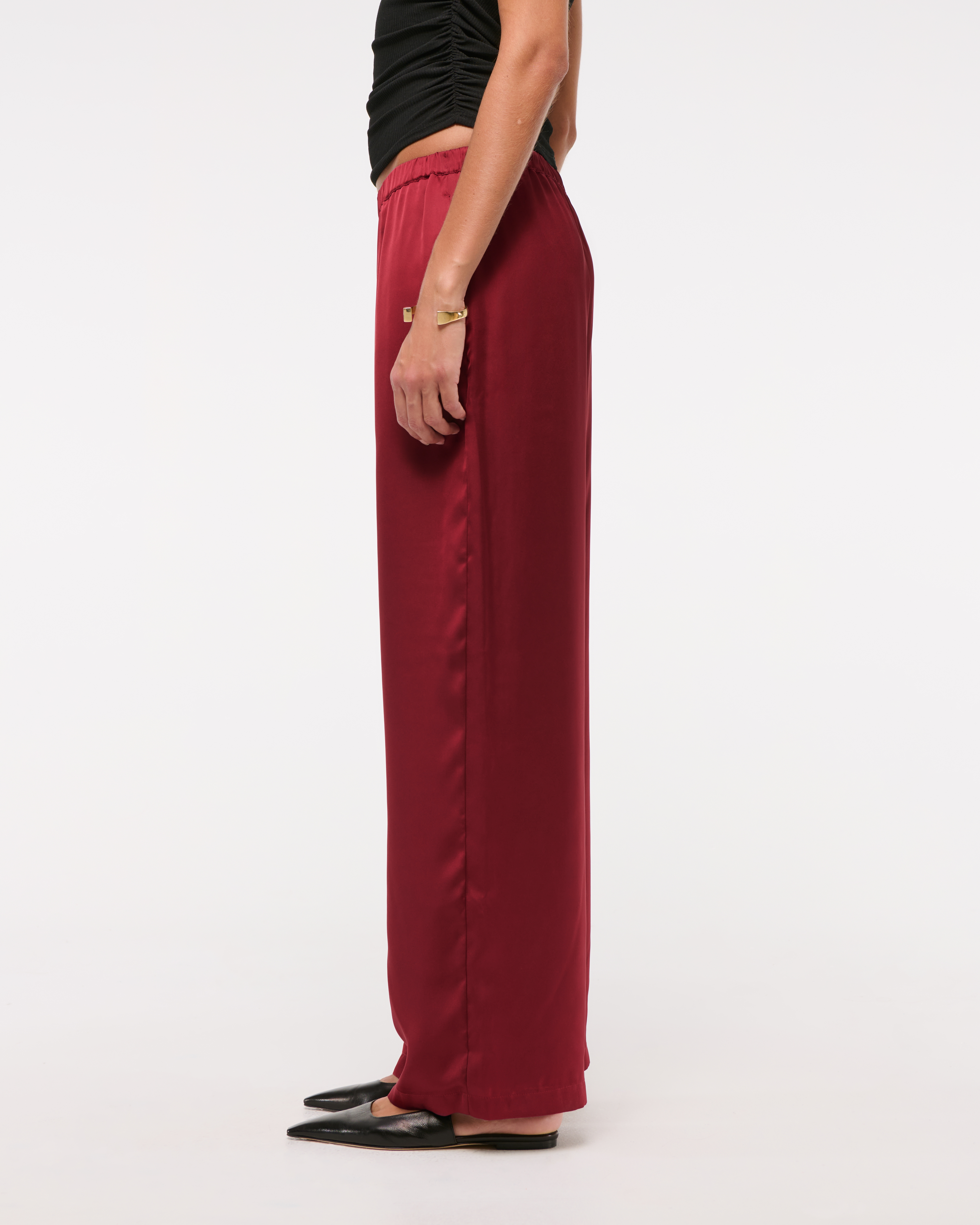 ロンハーマン RonHerman Back Satin Easy Pants S Ron Herman California Baker Easy Pants News｜Ron Herman