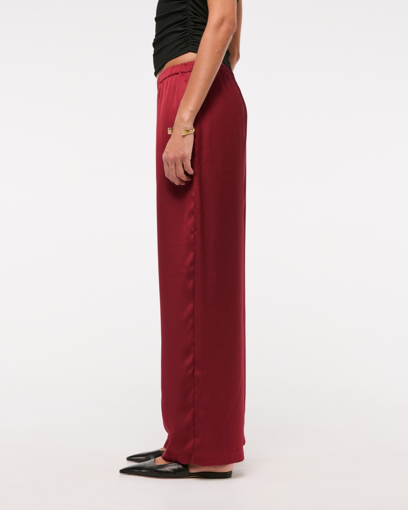 Satin Pull-On Pant