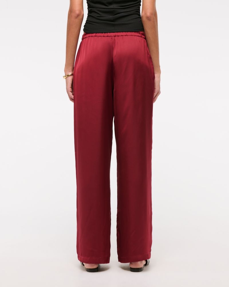 Satin Pull-On Pant
