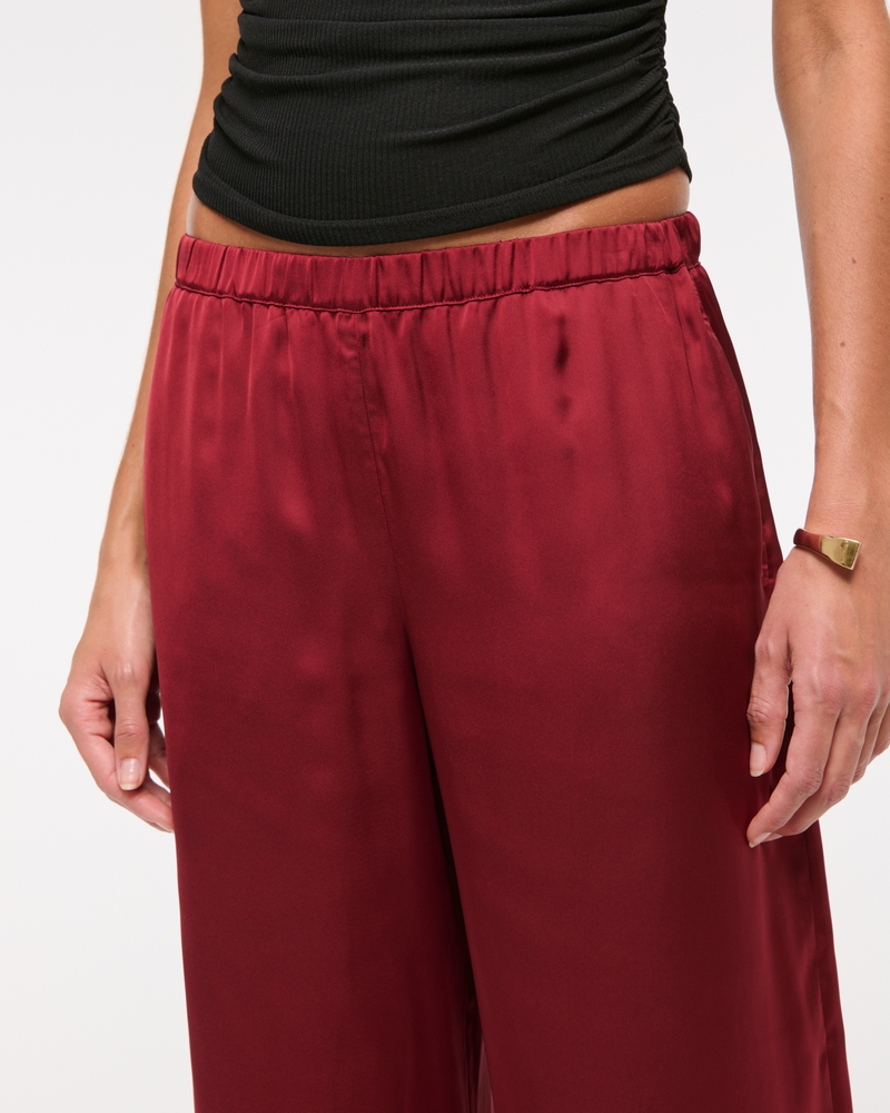 Satin Pull-On Pant