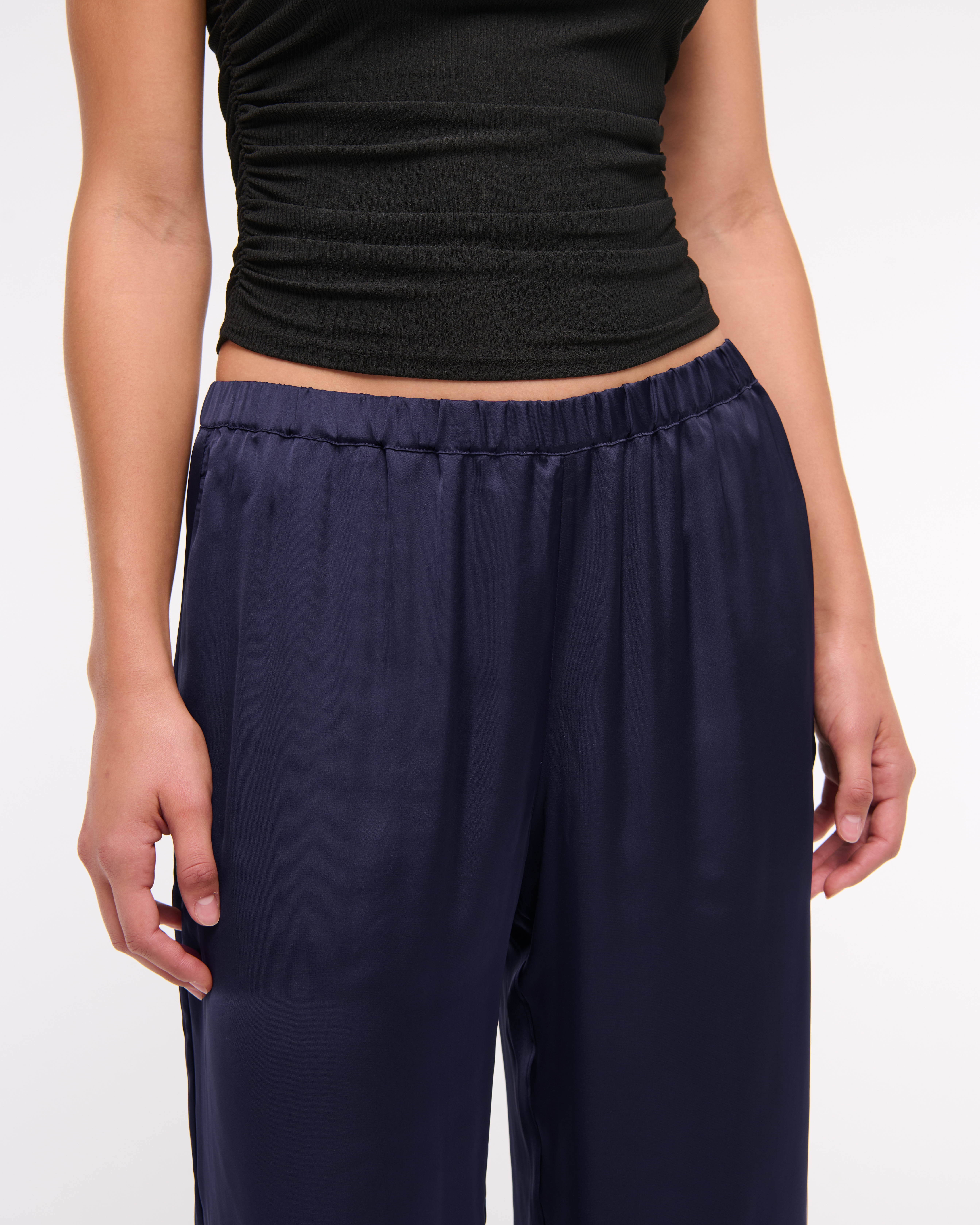 Women's Satin Pull-On Pant | Women's Clearance | Abercrombie.com