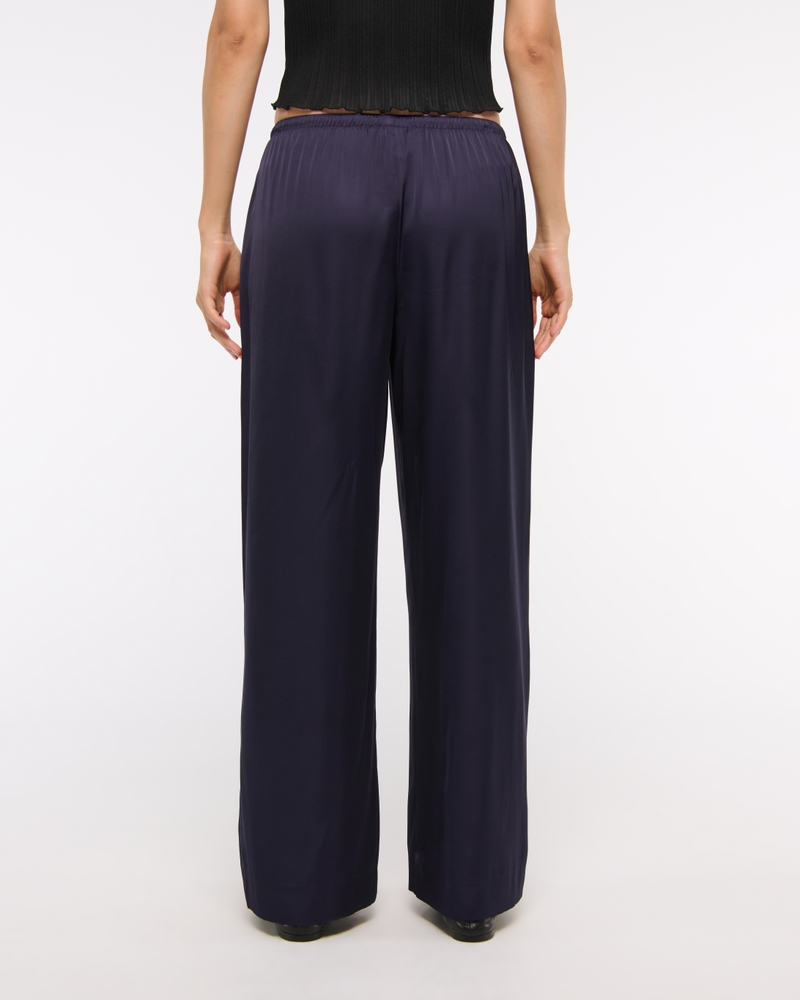 Satin Pull-On Pant