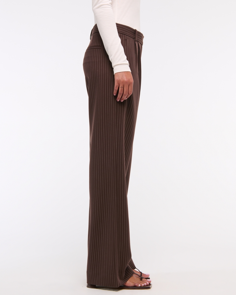 A&F Sloane Low Rise Tailored Wide Leg Pant