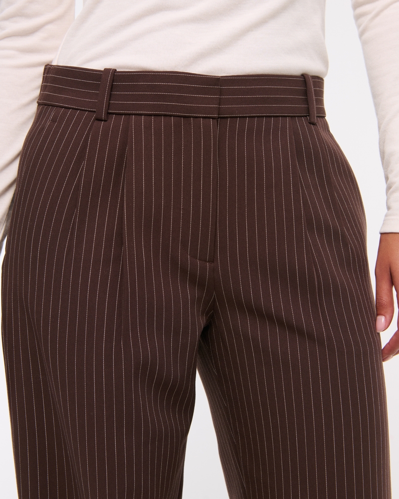 A&F Sloane Low Rise Tailored Wide Leg Pant