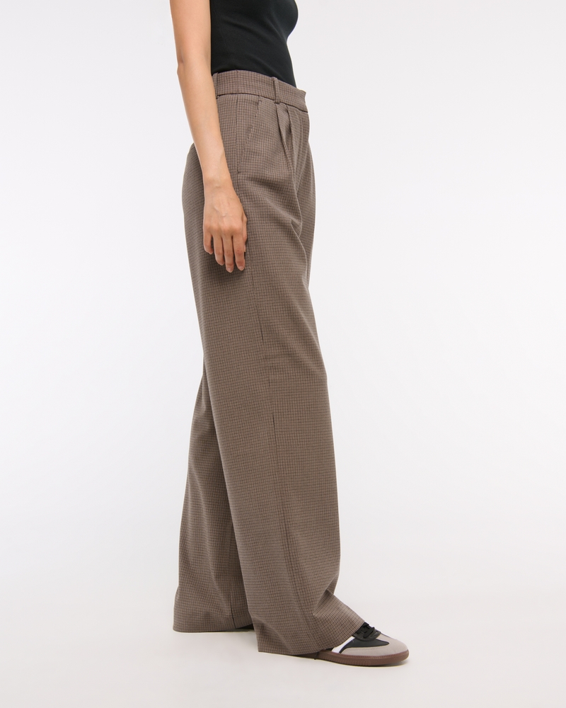 A&F Sloane Tailored Wide Leg Pant