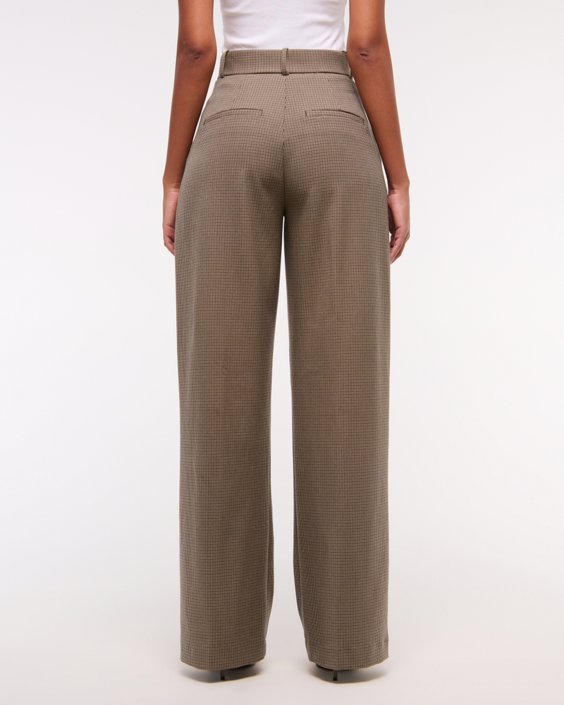 Curve Love A&F Sloane Tailored Wide Leg Pant