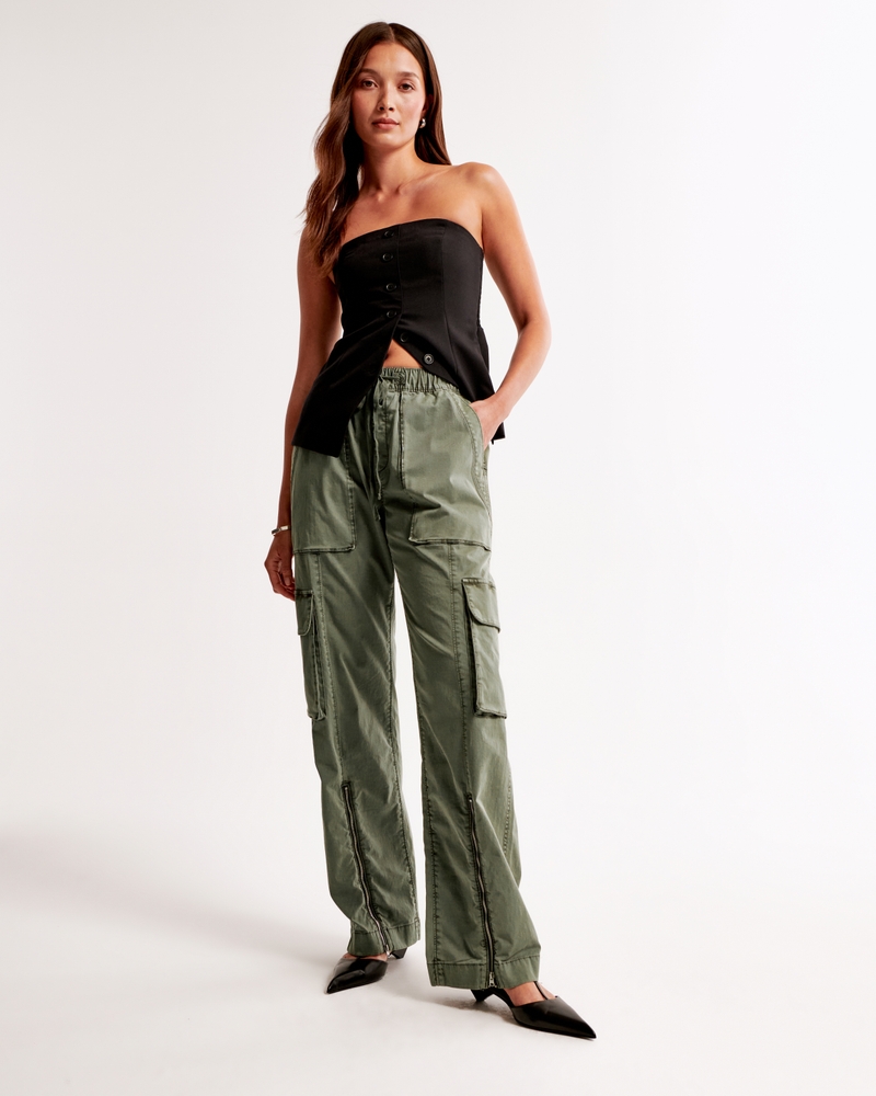 Women's Baggy Cargo Pull-On Pant, Women's Clearance