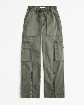 Women's Baggy Cargo Pull-On Pant | Women's Clearance | Abercrombie.com