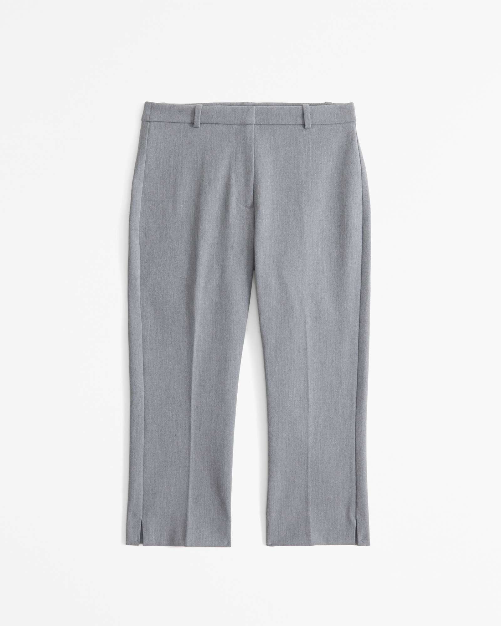 Mid Rise Tailored Capri Pant