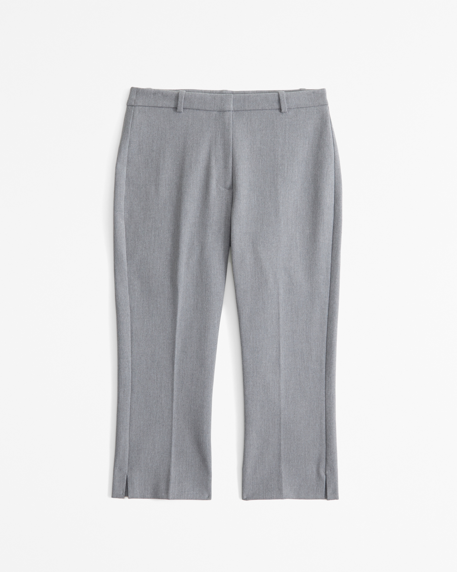 Curve Love Mid Rise Tailored Capri Pant