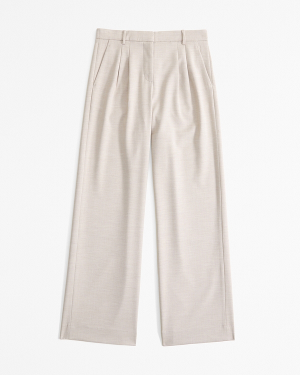 A&F Sloane Low Rise Tailored Pant, Oatmeal