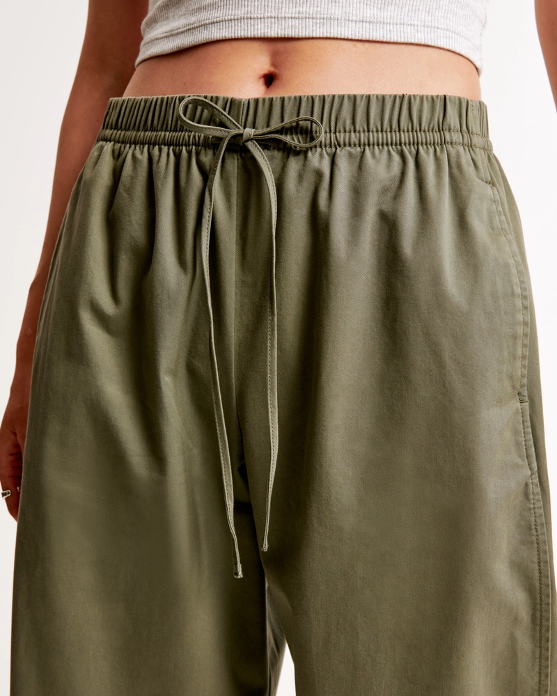 Barrel Leg Pull-On Pant