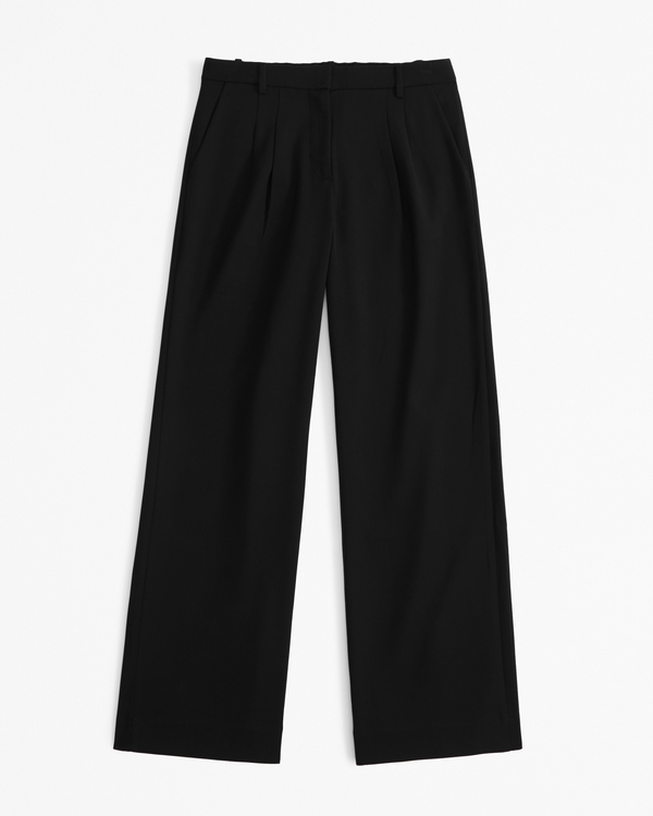 A&F Sloane Low Rise Tailored Pant, Black