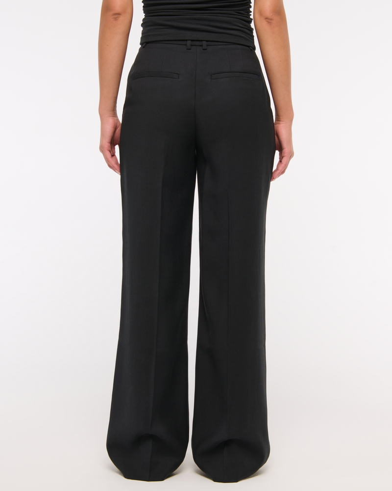 A&F Sloane High Rise Tailored Wide Leg Pant