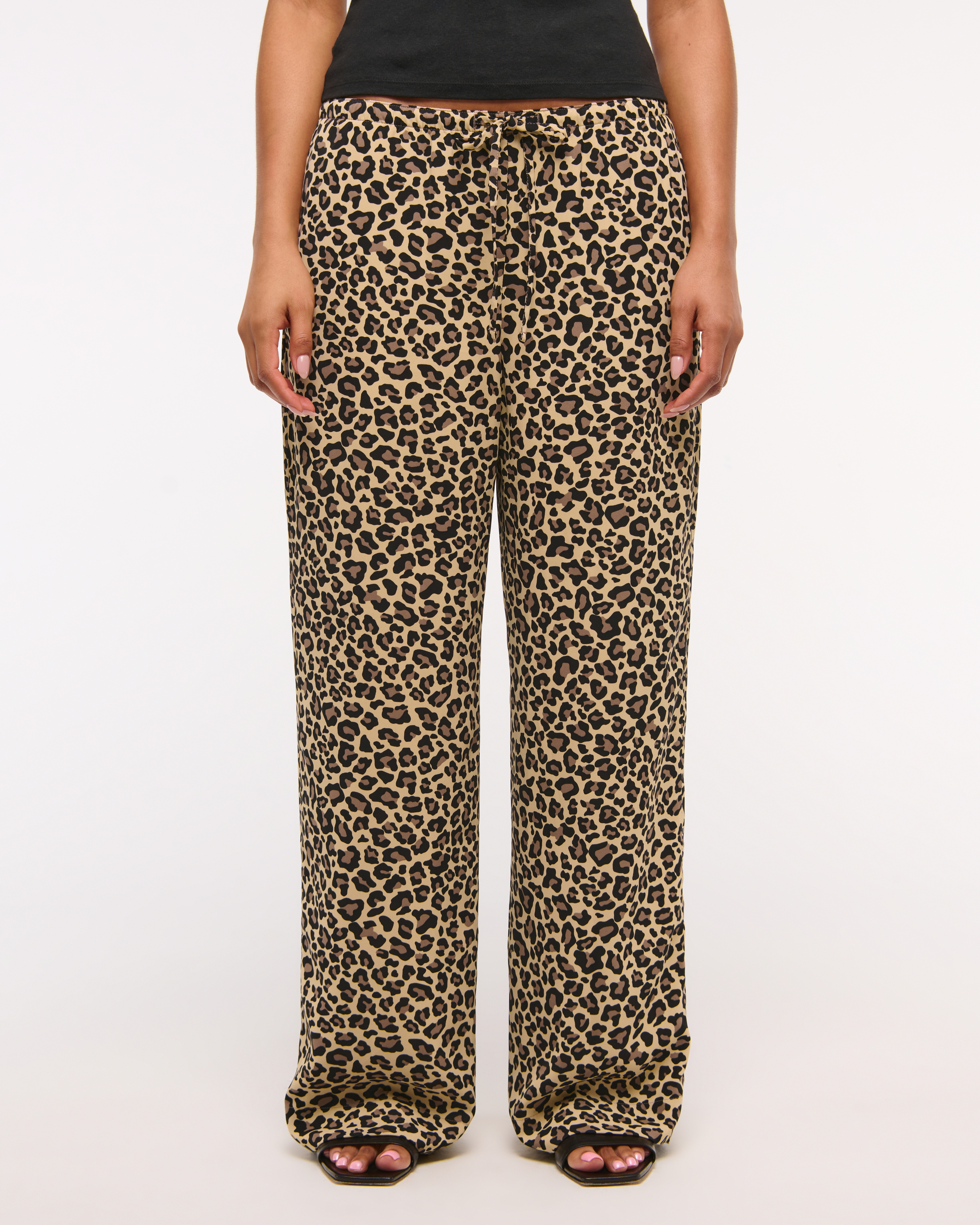 FACE PRINT WIDE STRAIGHT PANTS – BEEDEN