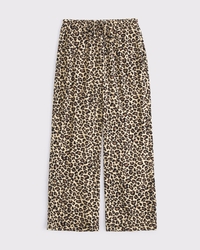 Drapey Wide Leg Pull-On Pant