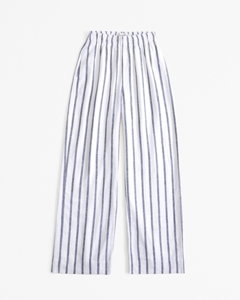 Women's Linen-Blend Pull-On Pant | Women's Clearance | Abercrombie.com