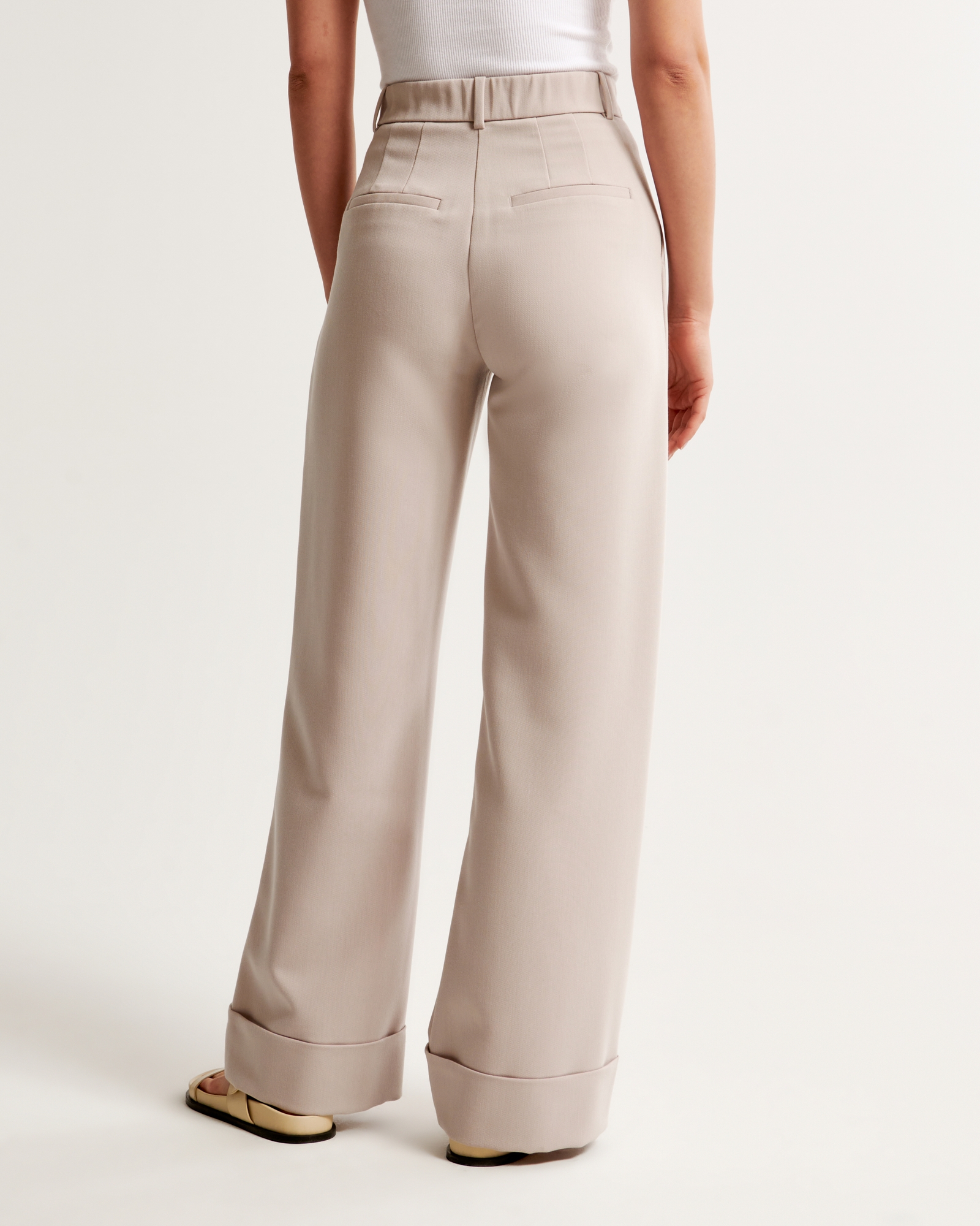 A&F Sloane Tailored Cuffed Pant