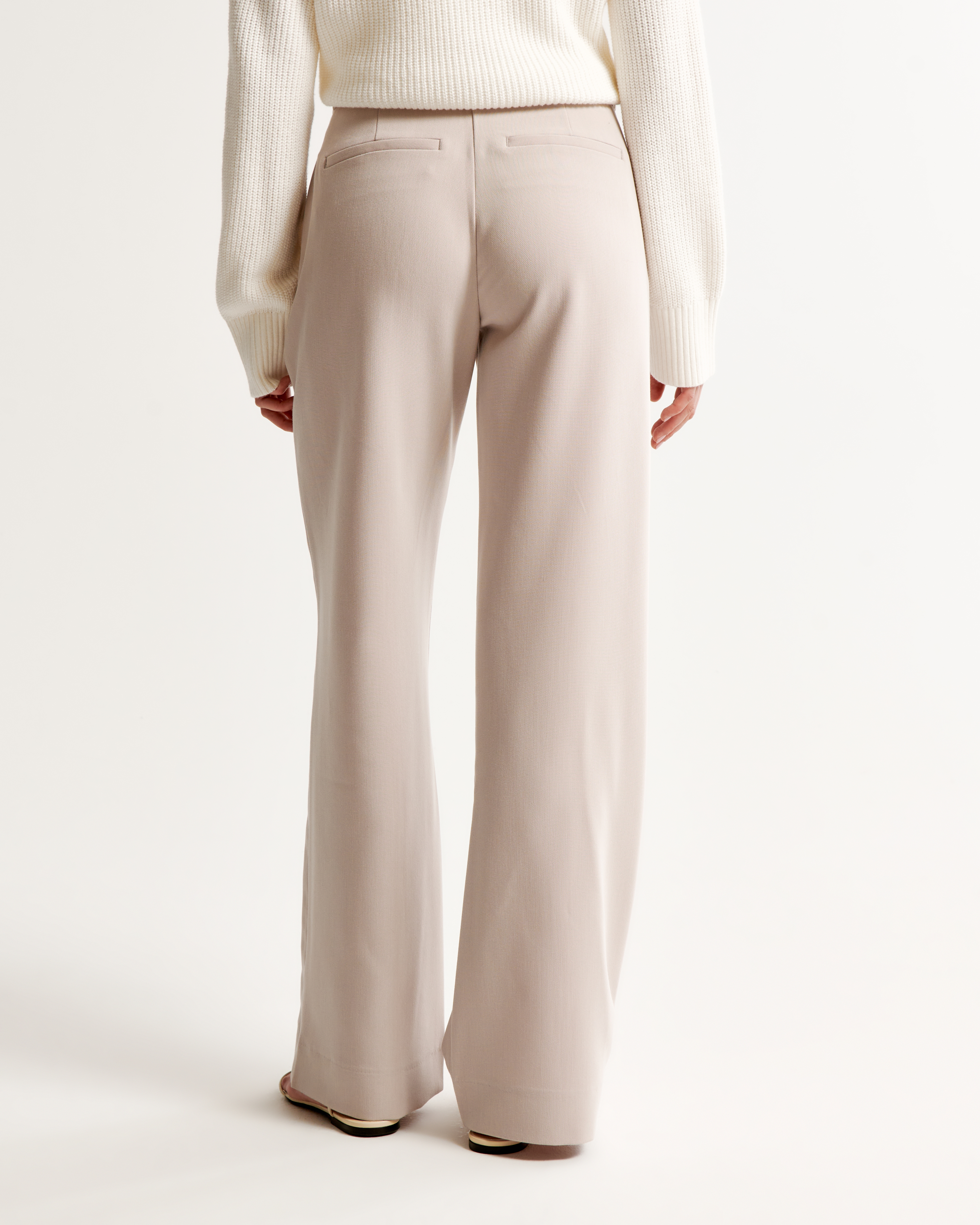 Women's A&F Sloane Tailored Mid Rise Pant | Women's Clearance