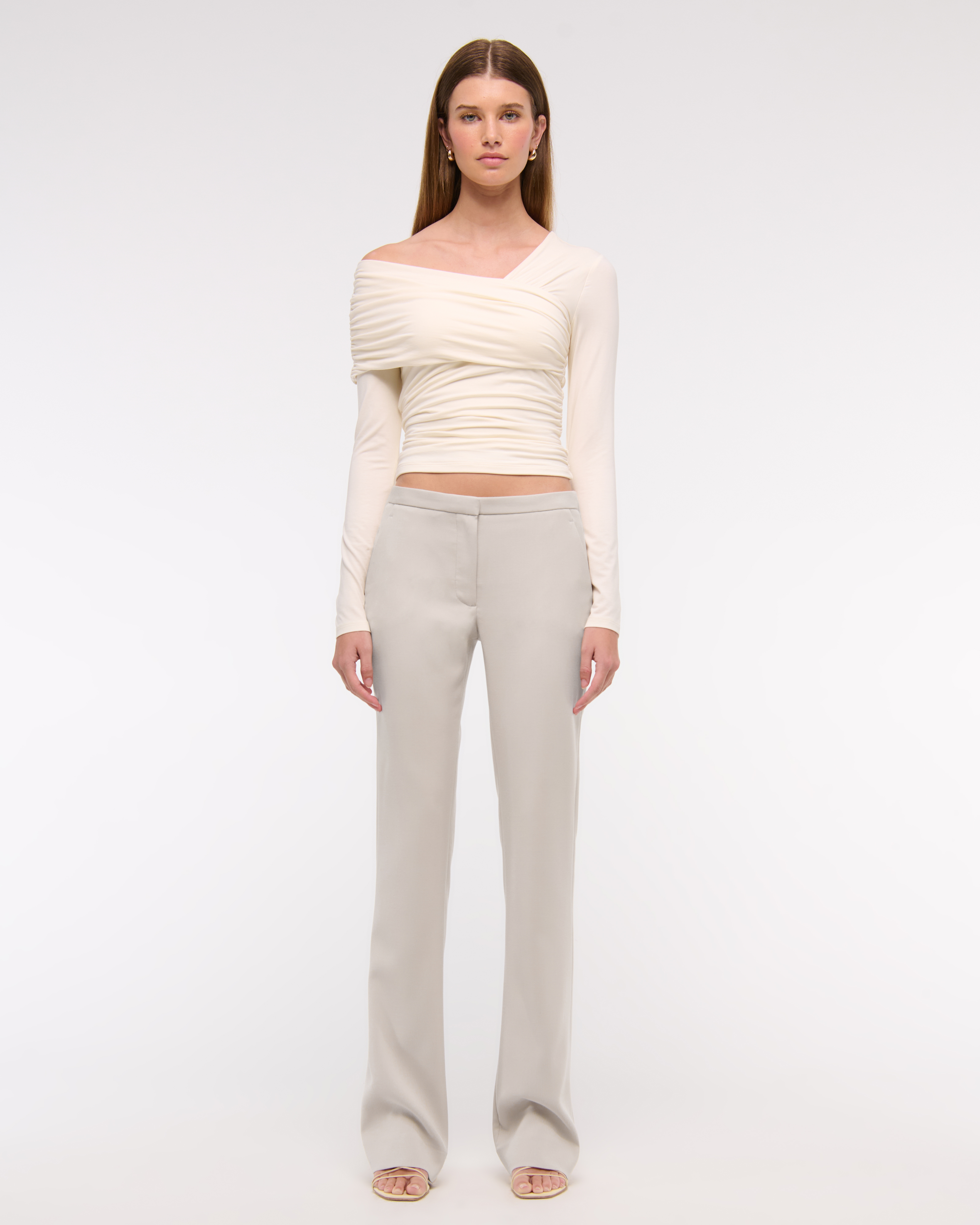 Женские ботинки Abercrombie & Fitch Low Rise Tailored Boot Pant — фото 2