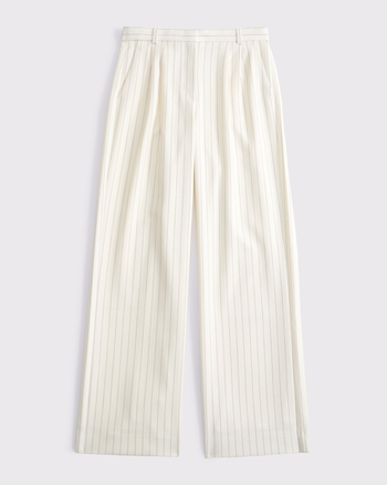 A&F Sloane Low Rise Tailored Wide Leg Pant