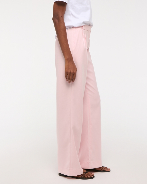 A&F Sloane Low Rise Tailored Wide Leg Pant
