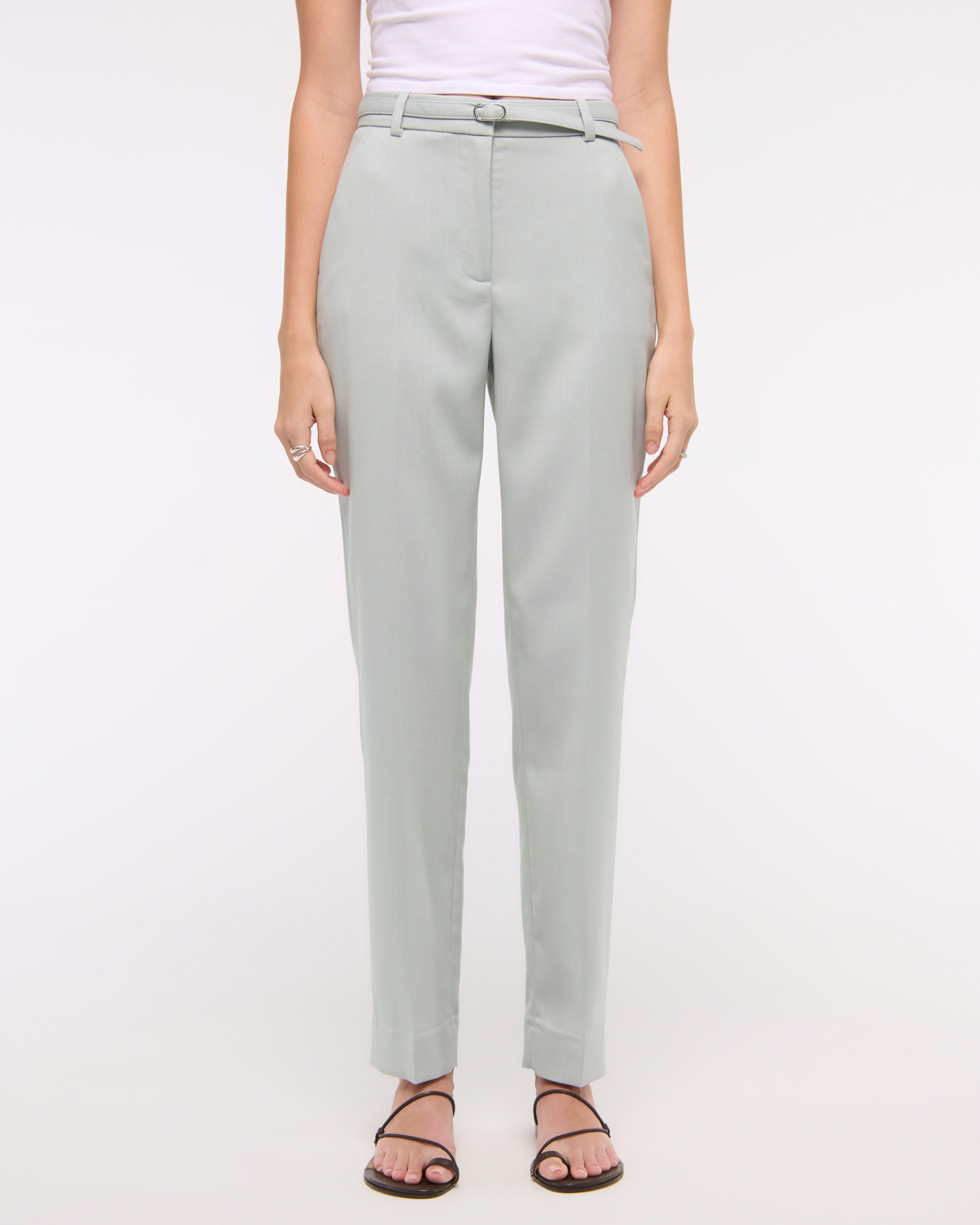 Talbots Hampshire Ankle Pants - Sprout Texture | Talbots