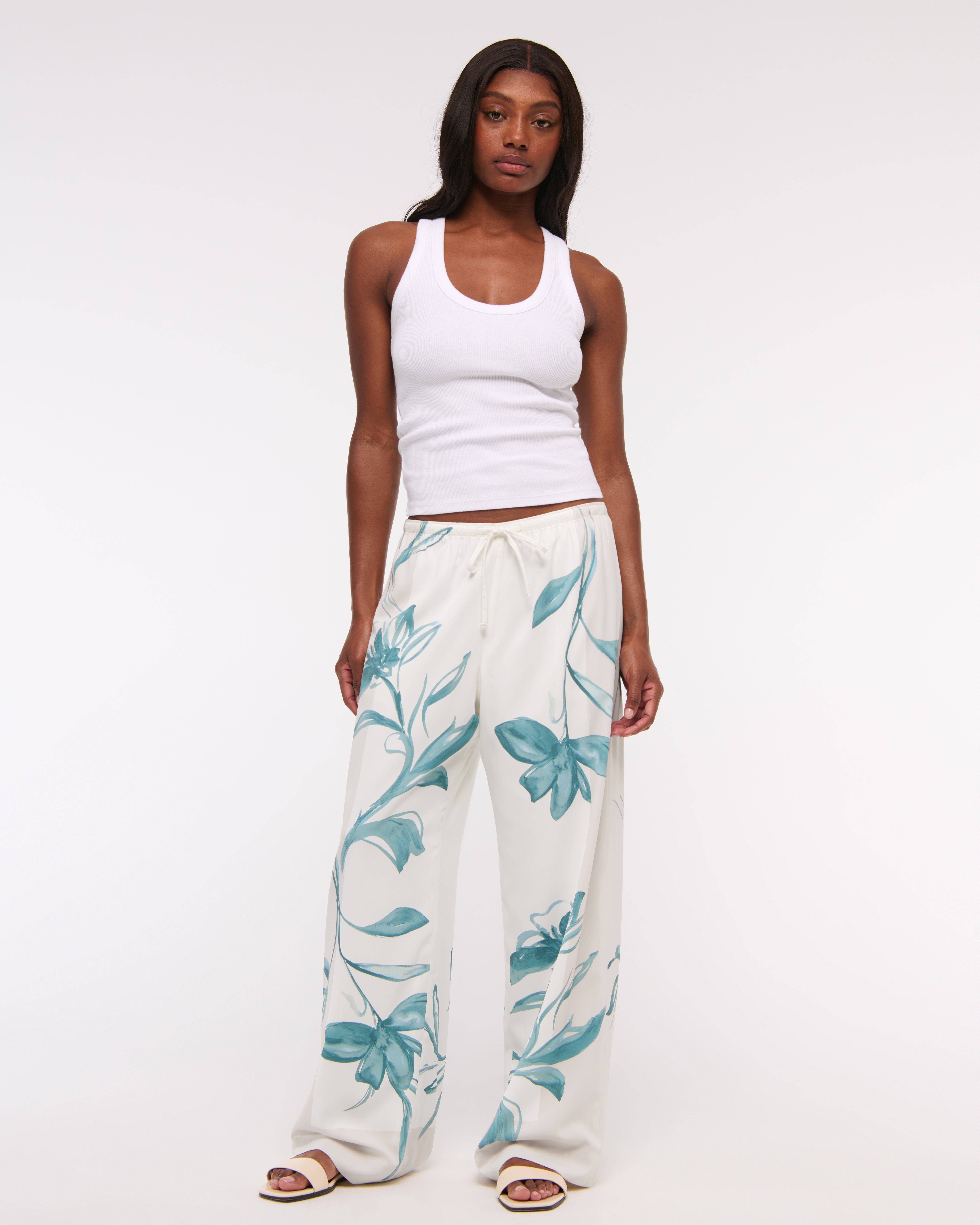 Women's Drapey Wide Leg Pull-On Pant | Women's Clearance