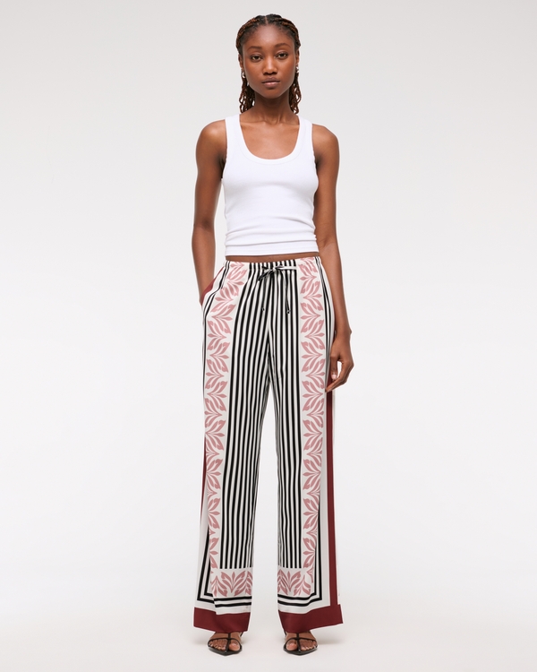 Women's Drapey Wide Leg Pull-On Pant | Women's Clearance