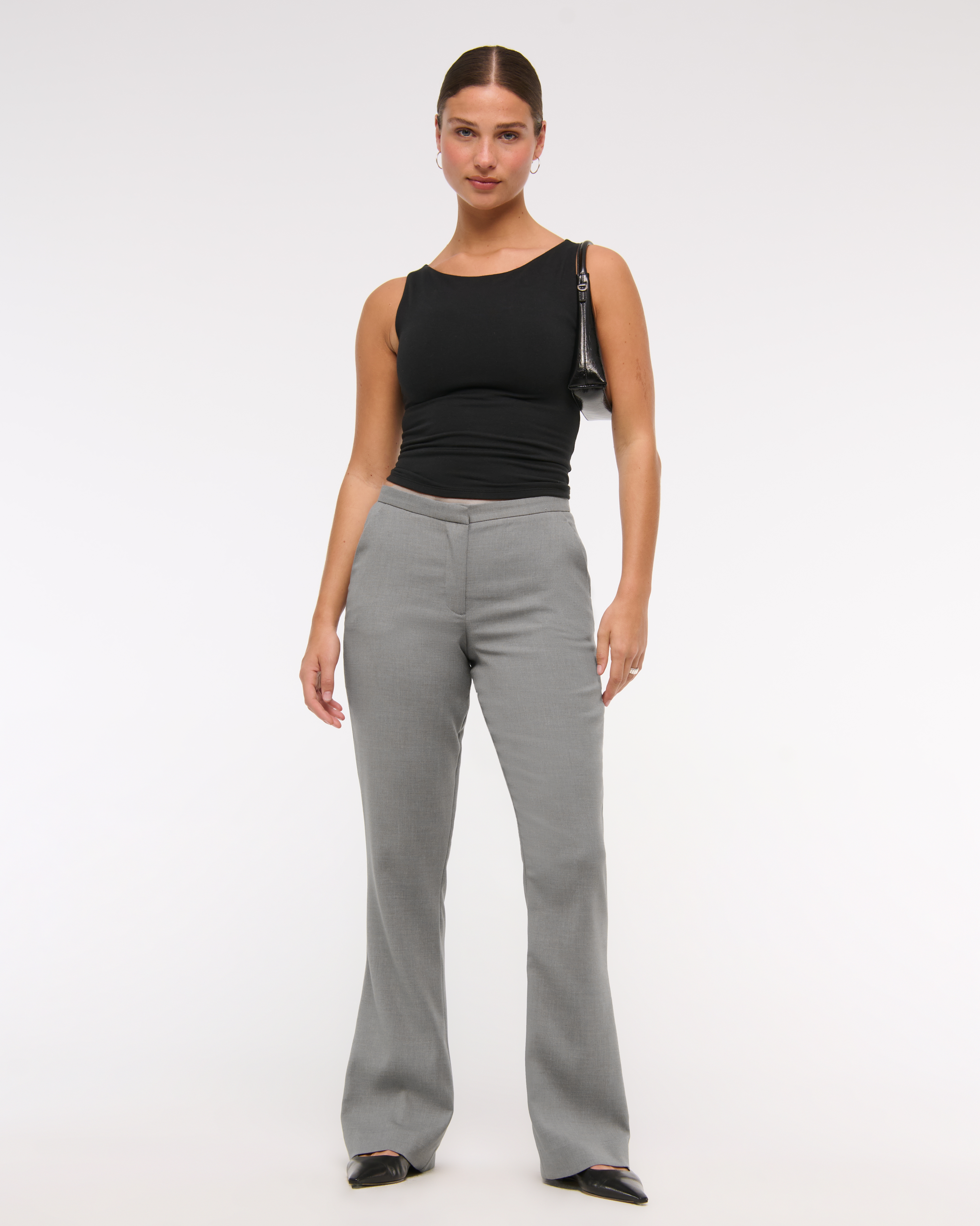 Женские ботинки Abercrombie & Fitch Curve Love Low Rise Tailored Boot Pant — фото 2