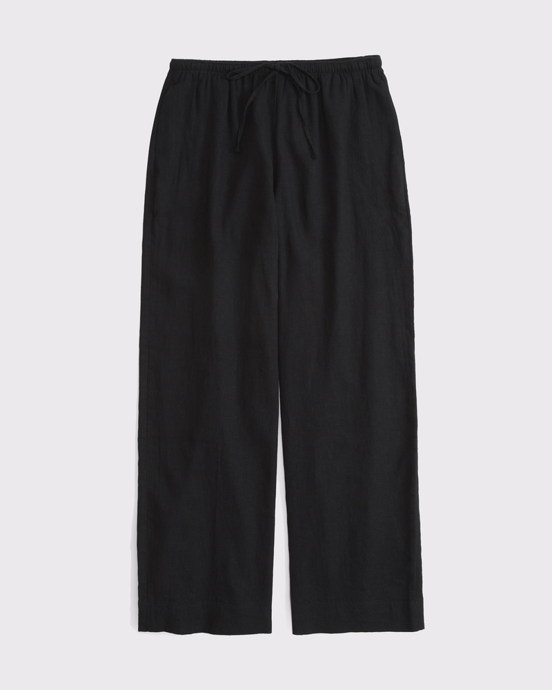 Women's Linen-Blend Pull-On Pant | Women's Bottoms