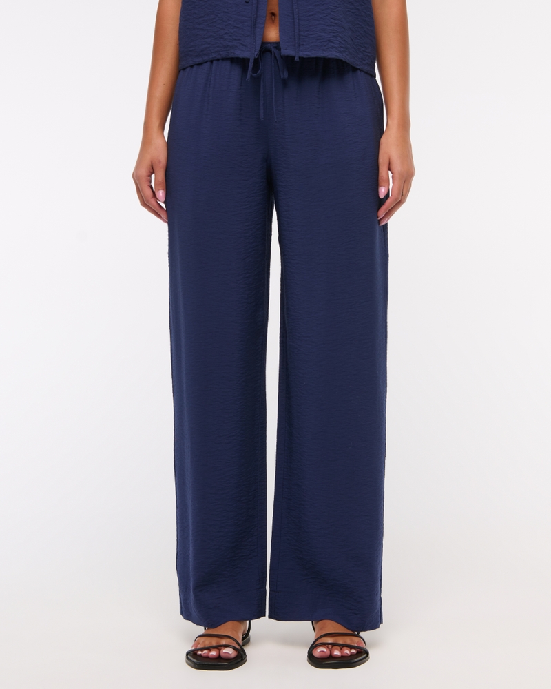 Textured Pull-On Pant