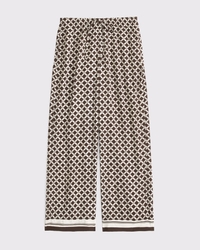 Drapey Wide Leg Pull-On Pant