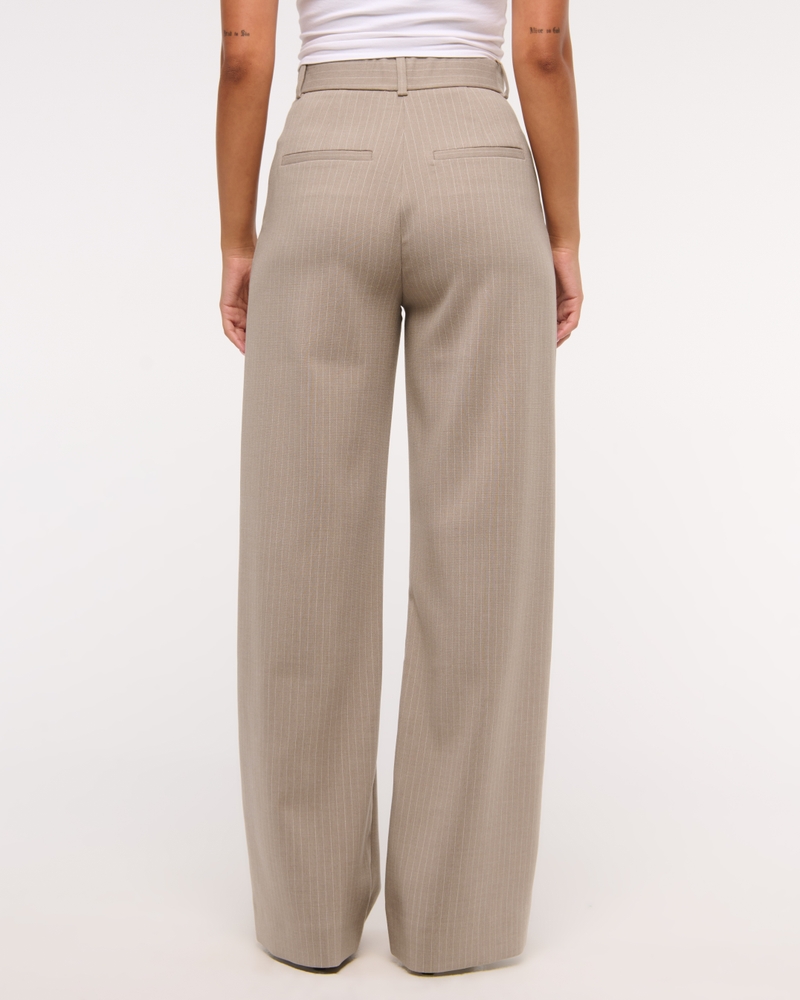 A&F Sloane Tailored Wide Leg Pant