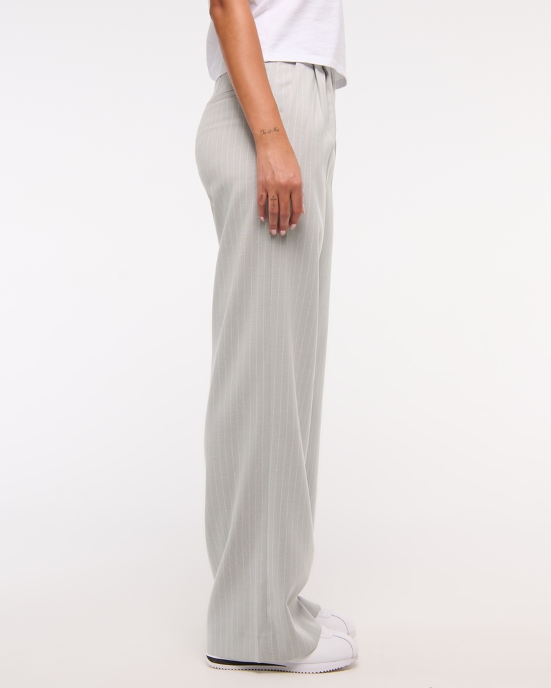 A&F Sloane Tailored Wide Leg Pant