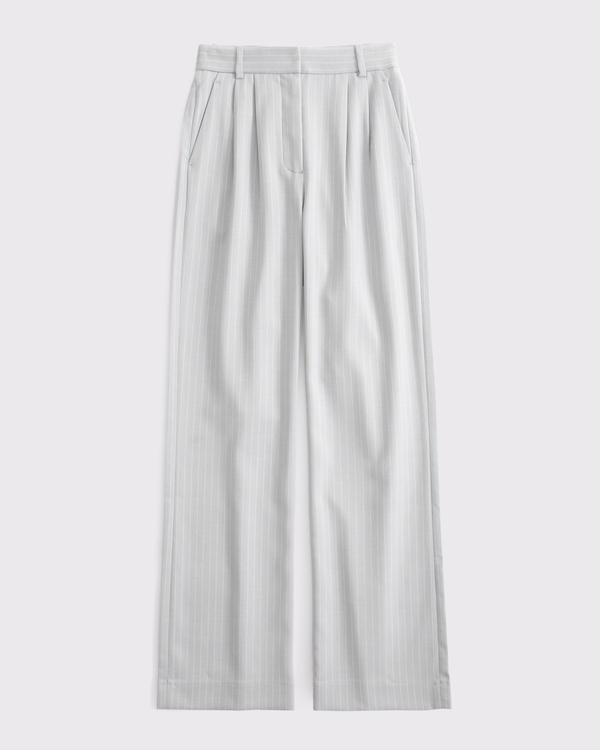 A&F Sloane Tailored Wide Leg Pant