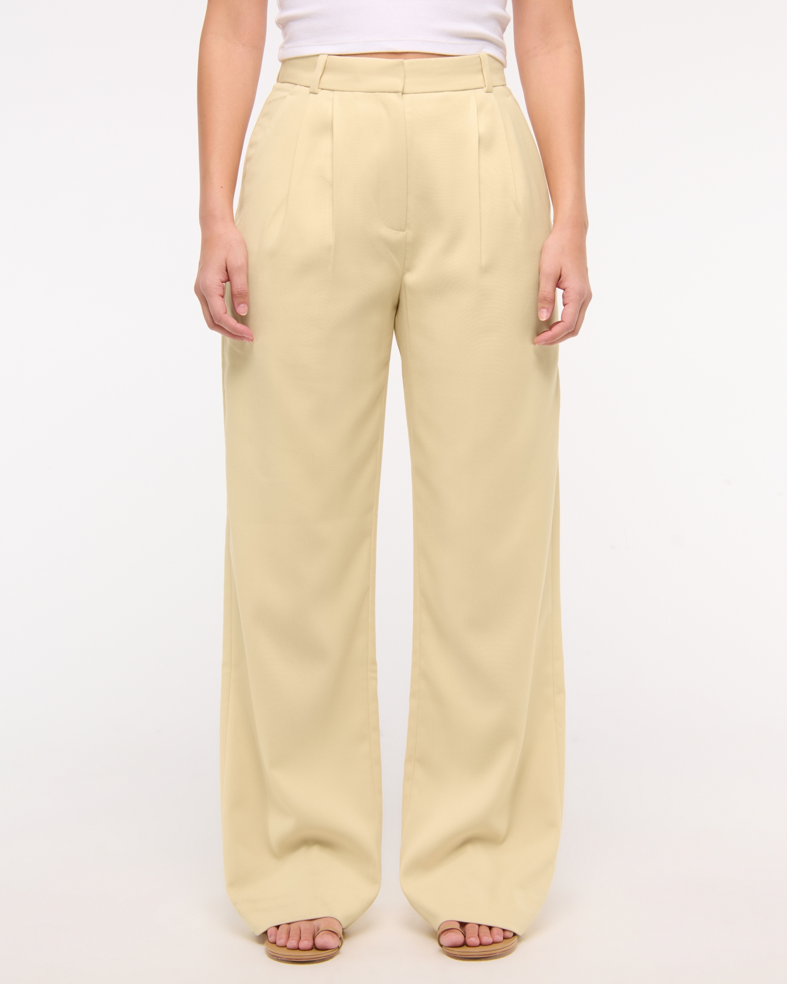 Pantalones sartoriales de pernera ancha Curve Love A&F Sloane