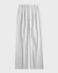 Curve Love A&F Sloane Tailored Wide Leg Pant