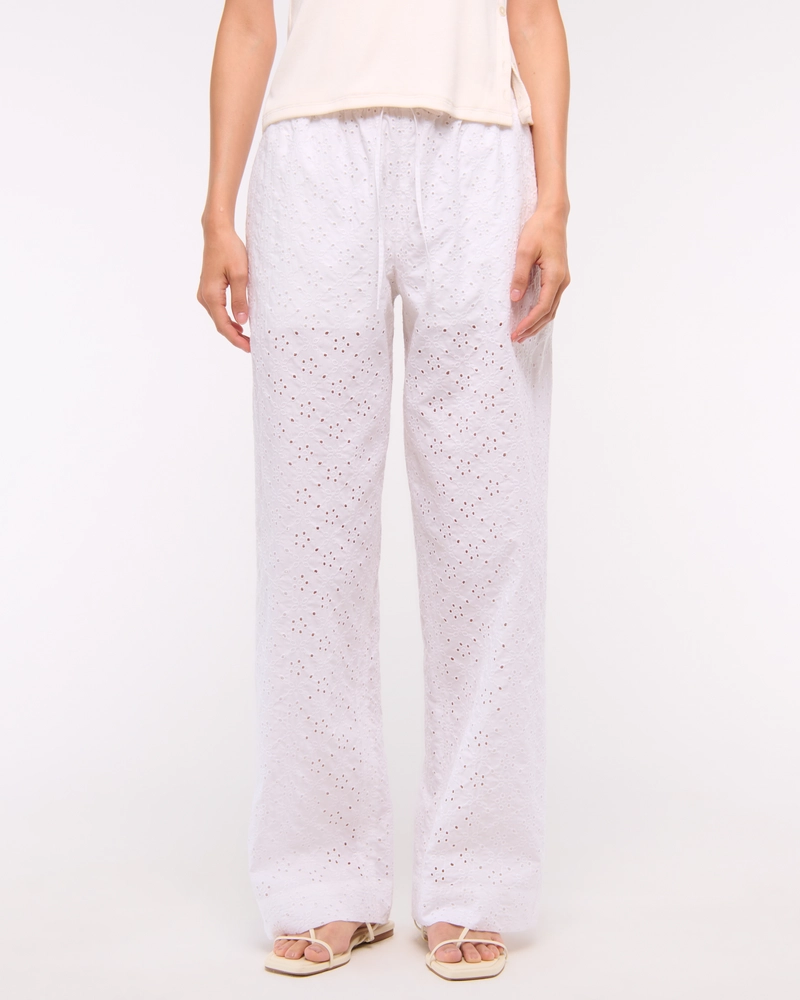 Eyelet Pull-On Pant