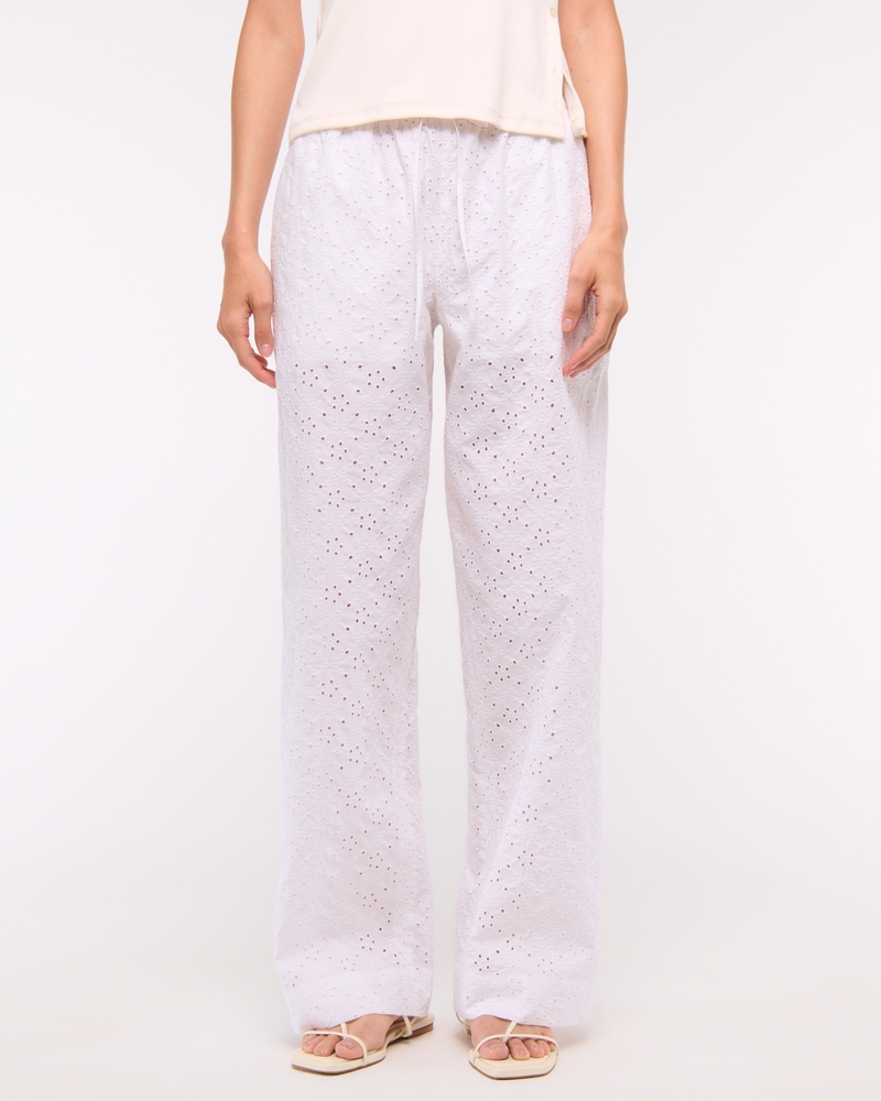 Eyelet Pull-On Pant