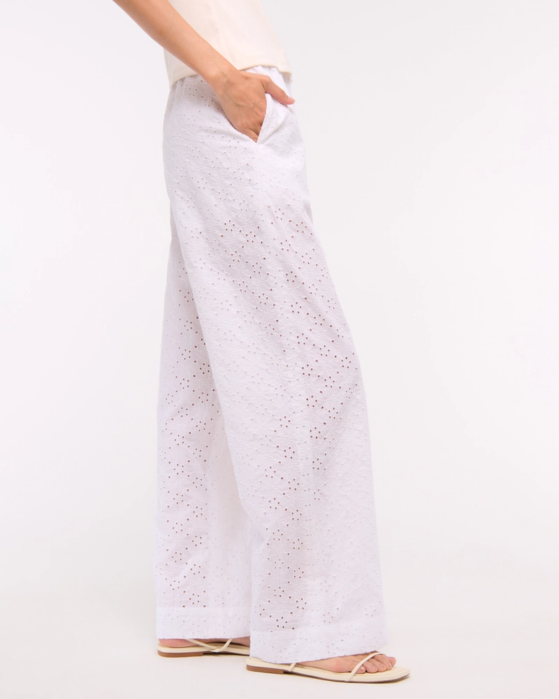 Eyelet Pull-On Pant