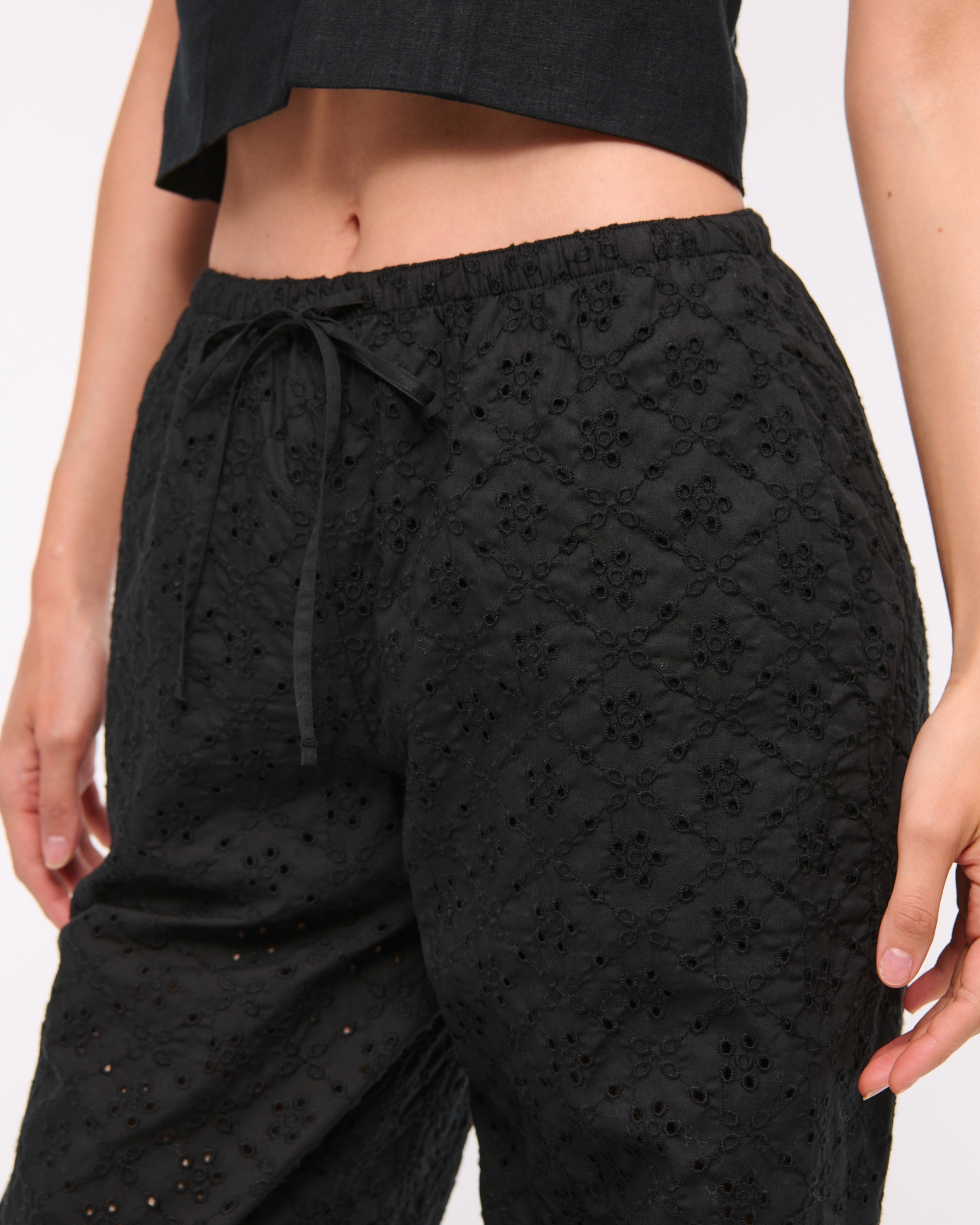 Eyelet Pull-On Pant