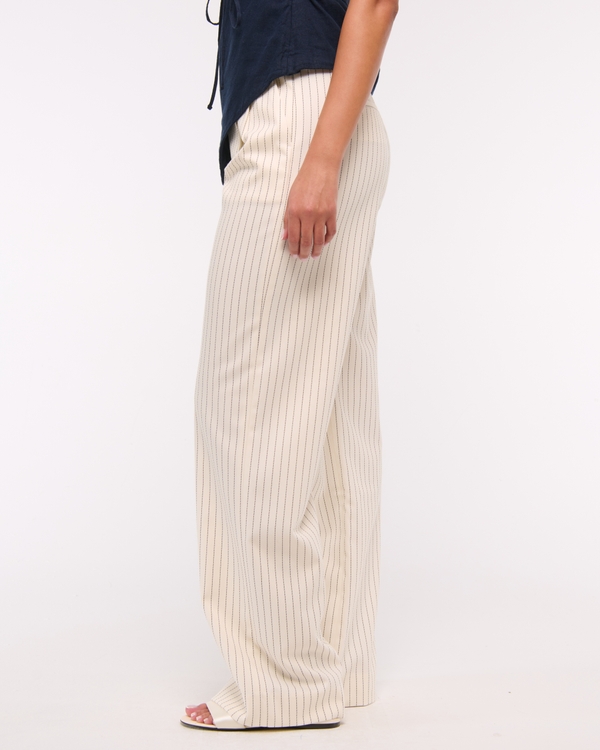 A&F Sloane Tailored Wide Leg Pant