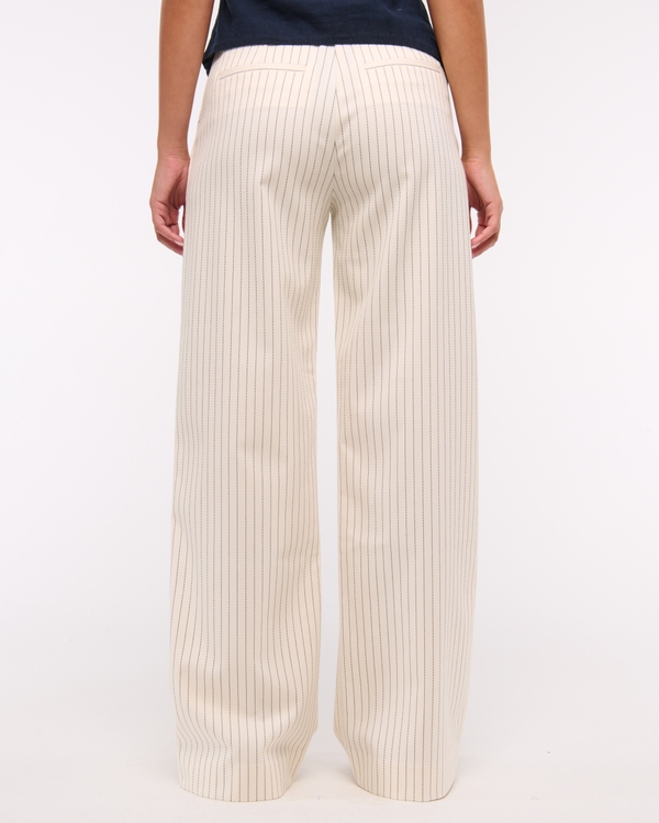 A&F Sloane Tailored Wide Leg Pant