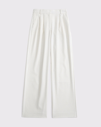 A&F Sloane Tailored Wide Leg Pant