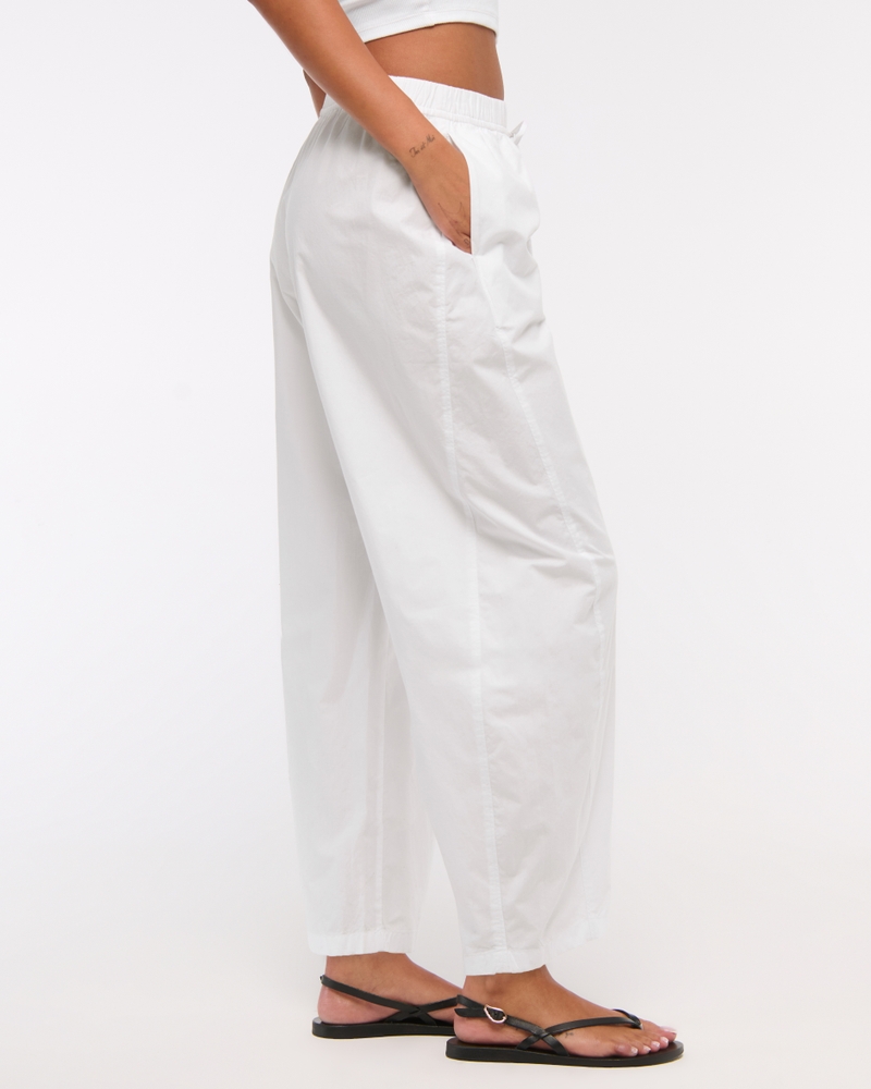 Poplin Barrel Pull-On Pant