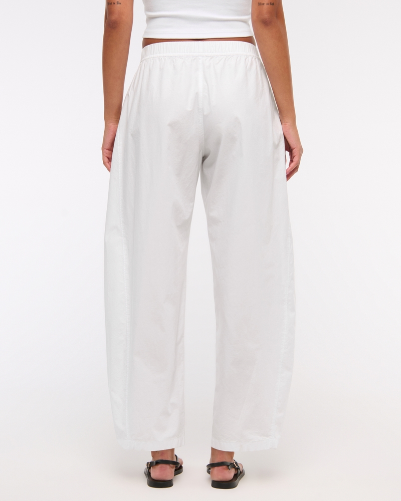 Poplin Barrel Pull-On Pant