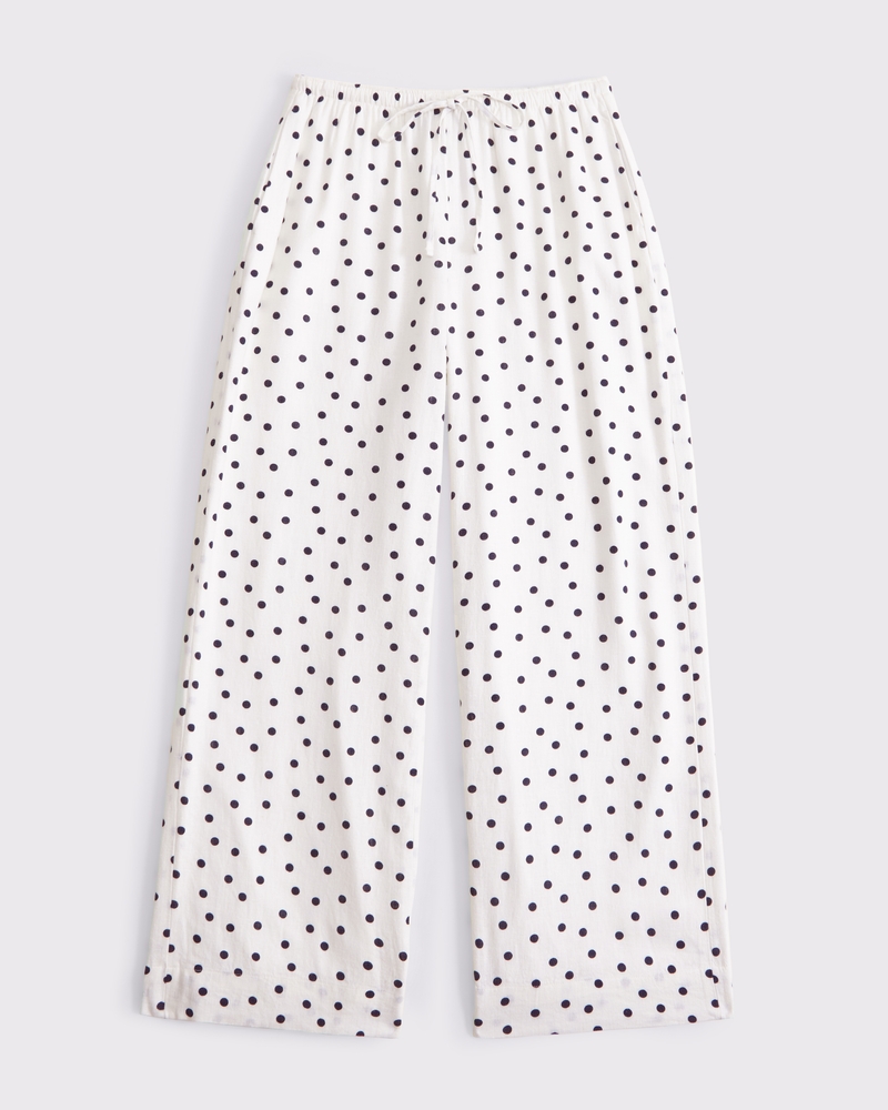 Women's Linen-Blend Pull-On Pant | Women's Sale | Abercrombie.com