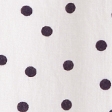 cream polka dot