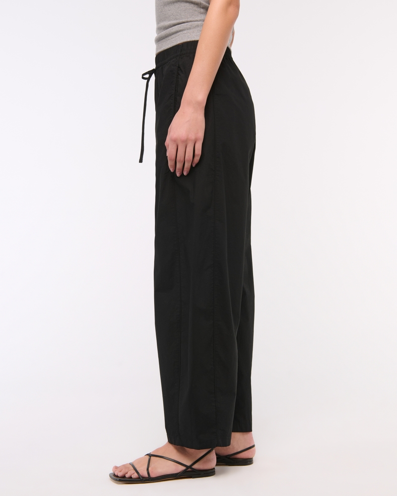 Poplin Barrel Pull-On Pant